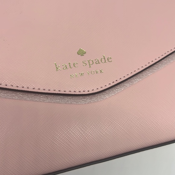 Kate Spade Sadie Envelope Crossbody Chalk Pink - Picture 3 of 13